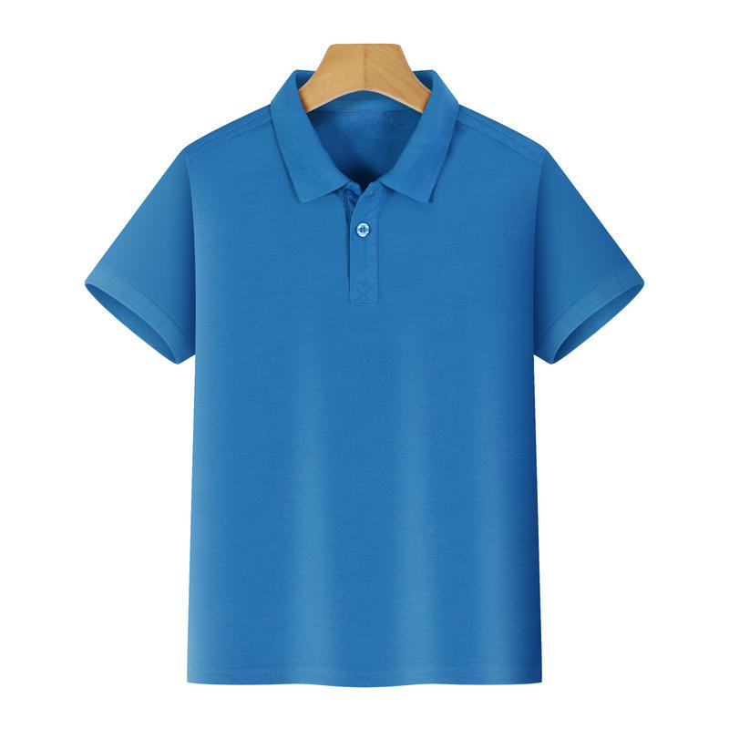 Picture of Children's Polo Shirts with Custom Printing for Kindergarten Class Uniforms, School Uniforms, Parent-Child Sports T-Shirts with Logo Printing for Parent-Child Activities