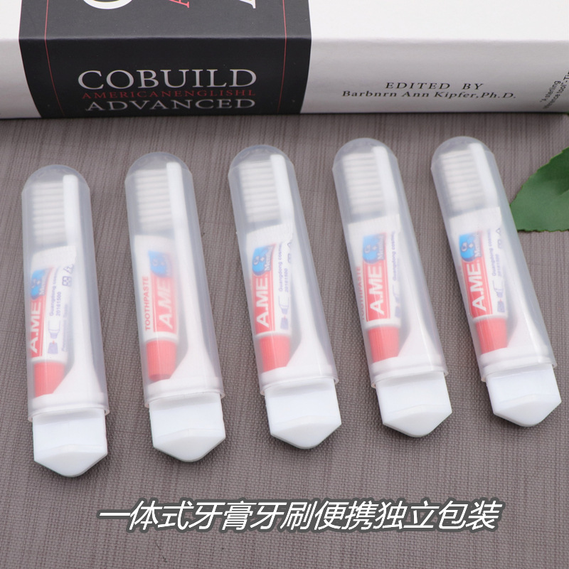Picture of Portable Travel Folding Toothbrush Non-Disposable Air Travel Soft Hair Mini Household Baixiu Celebrity Toothbrush