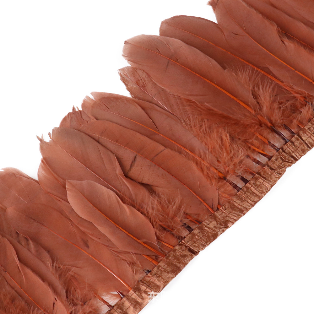 Picture of Goose feather large floating cloth belt/edge DIY handicraft accessories stage performance clothing accessories manufacturers in stock sales
