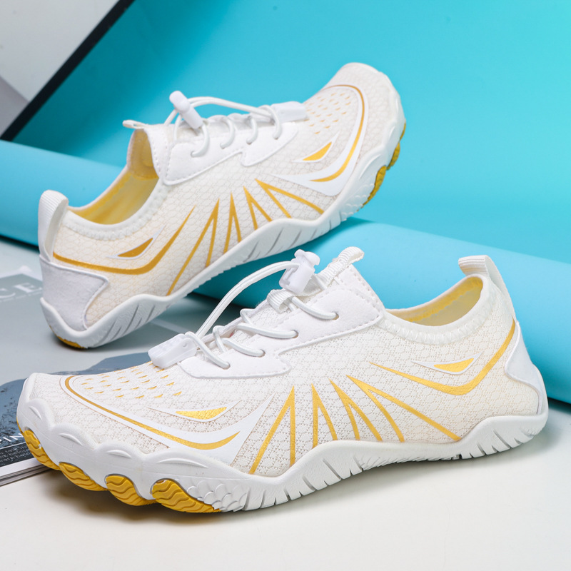 Cross-Border Outdoor Beach Shoes for Women, Non-Slip, Quick-Drying Swimming Shoes for Men, Fishing Five-Finger Wading Shoes, Indoor Fitness Shoes