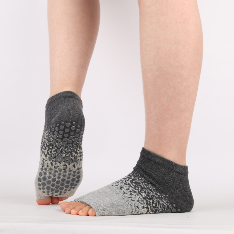 Yoga socks open toe export Europe and the United States a generation of cross-border two-toe yoga socks non-slip women yoga socks