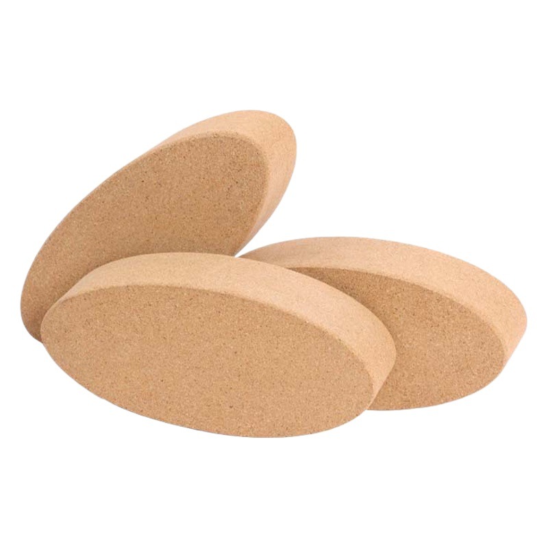 Musen Cork Yoga Brick Factory Spot Yoga Exercise Auxiliary Exercise Relaxation Oval 30*12.5*7.5