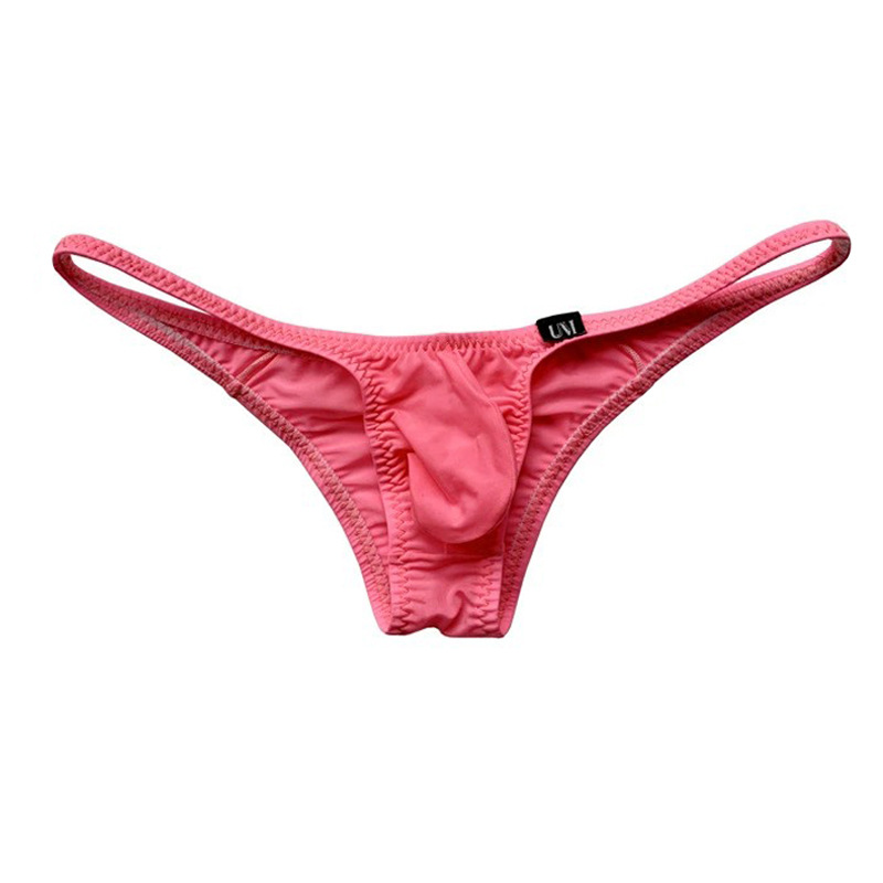 Picture of [Factory] Wholesale Fashionable and Sexy Men's Briefs, Ultra-Low Waist Pure Color Printed Underwear 3027
