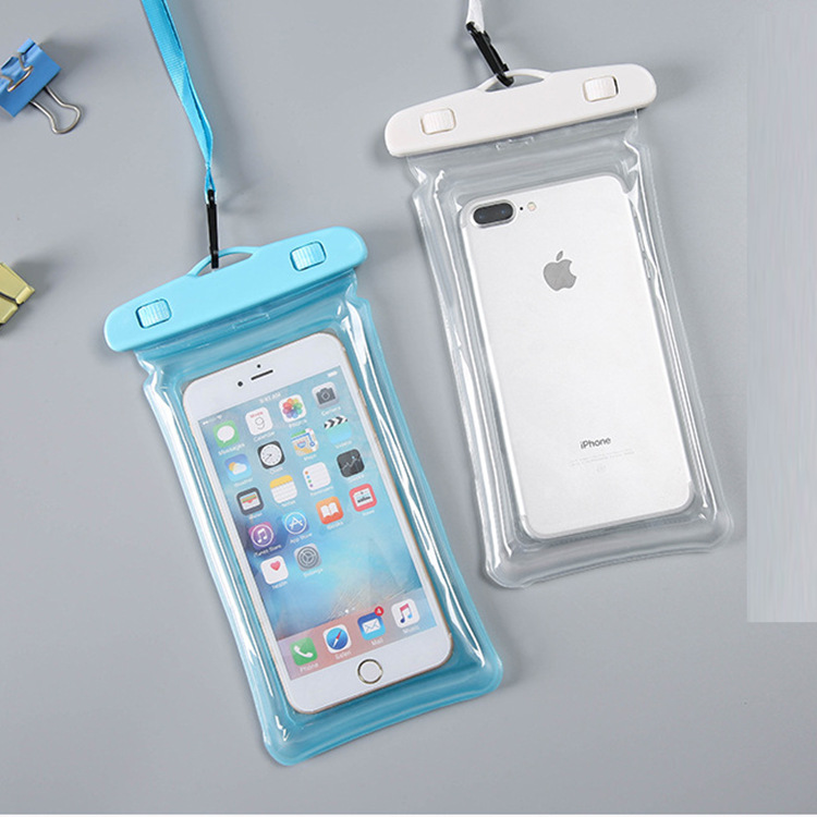Airbag mobile phone waterproof bag floating touch screen mobile phone waterproof bag underwater photo outdoor swimming splash waterproof case