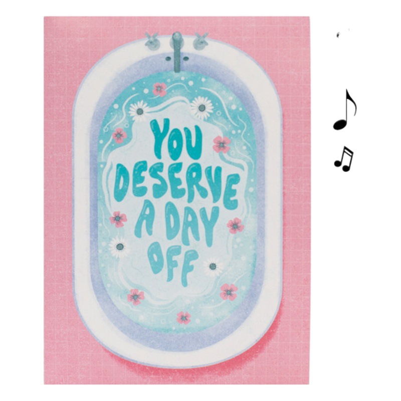Cross-border New Talking Creative Mother's Day Music Greeting Card Endless MomMother'sCardwit