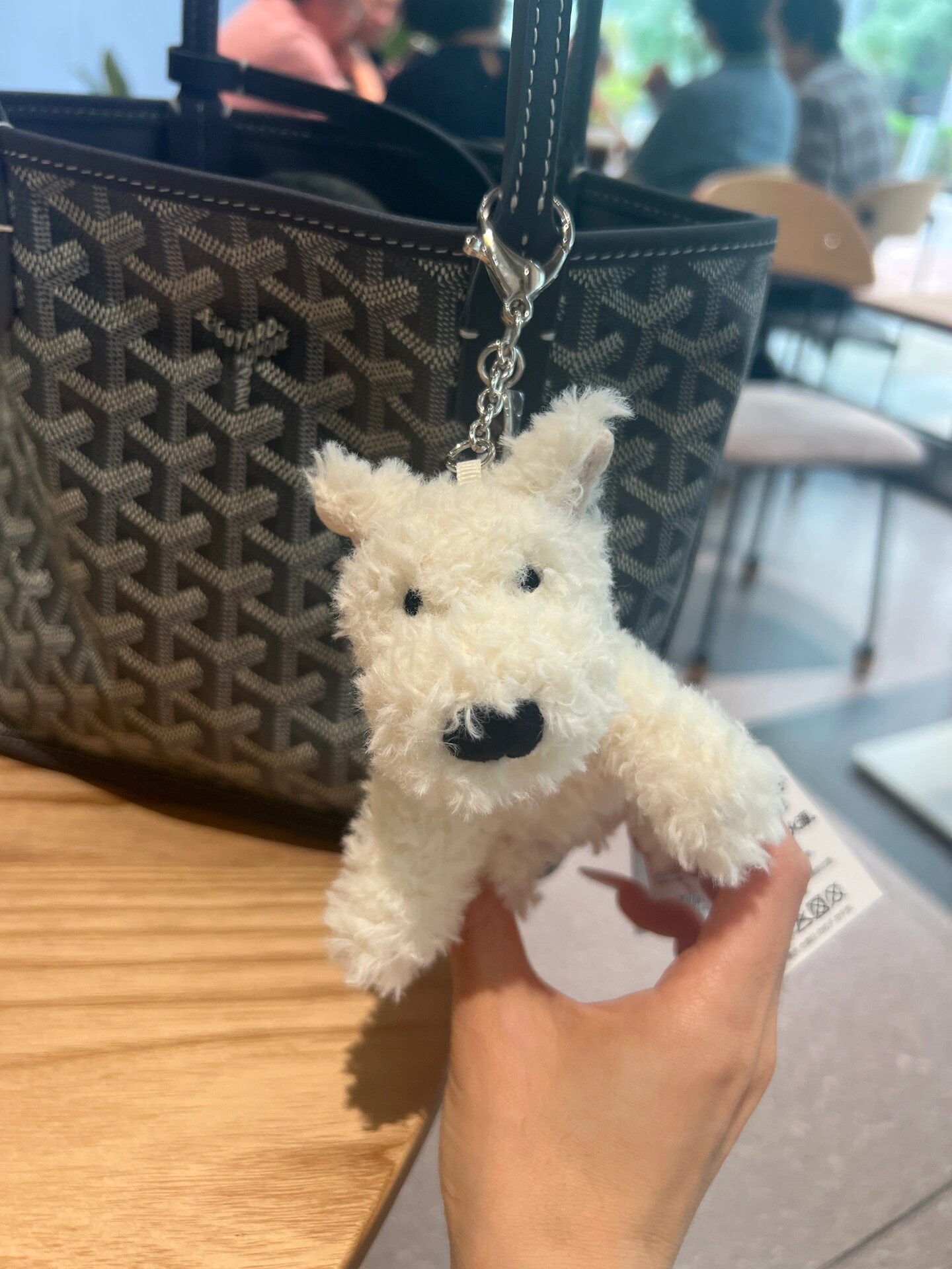 Picture of New jellycat pendant cute West Highland pendant keychain puppy bag doll plush schoolbag ornaments