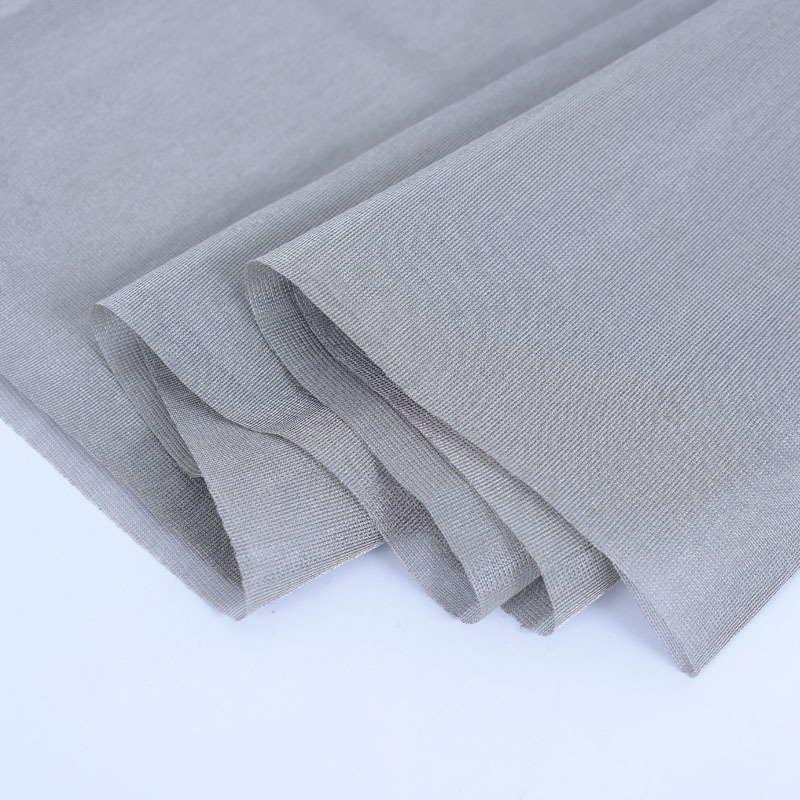 Picture of Boyin Factory Silver Fiber Functional Fabric Silver Fiber Antibacterial Fabric Electromagnetic Shielding Radiation Protection Fabric