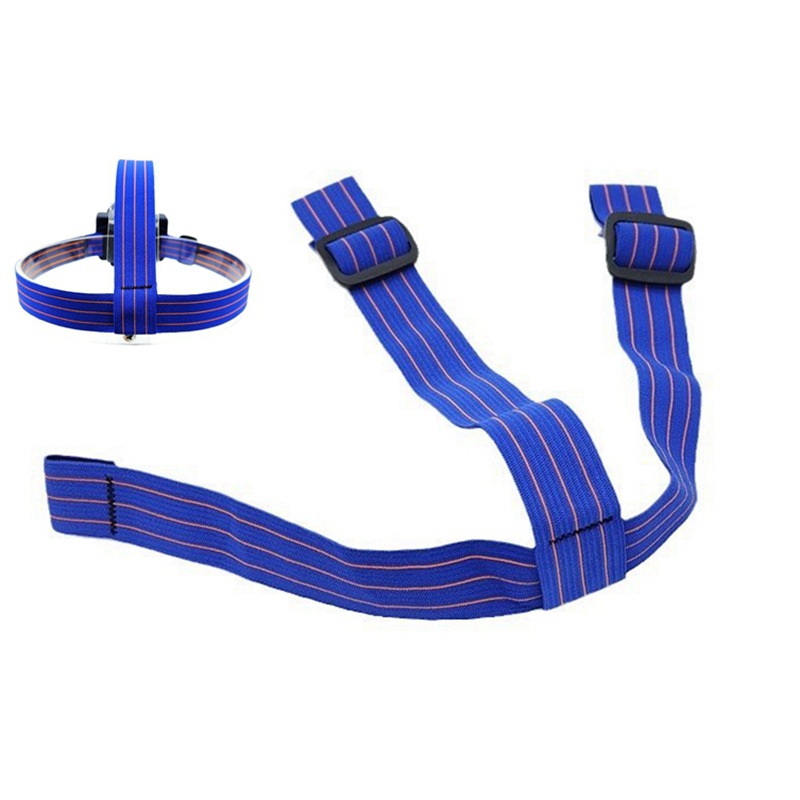 Source manufacturers jacquard headlamp with LED headlamp special universal accessories high elastic belt thickened miner's lamp belt