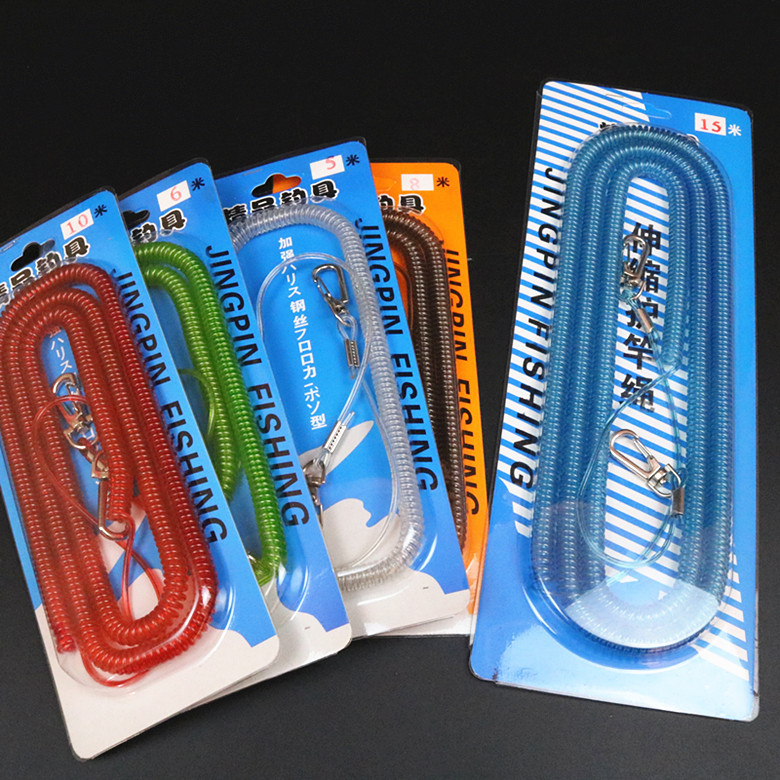 Spot supply fishing platform fishing rod missed rope wholesale 3 meters -20 meters with wire fishing missed rope