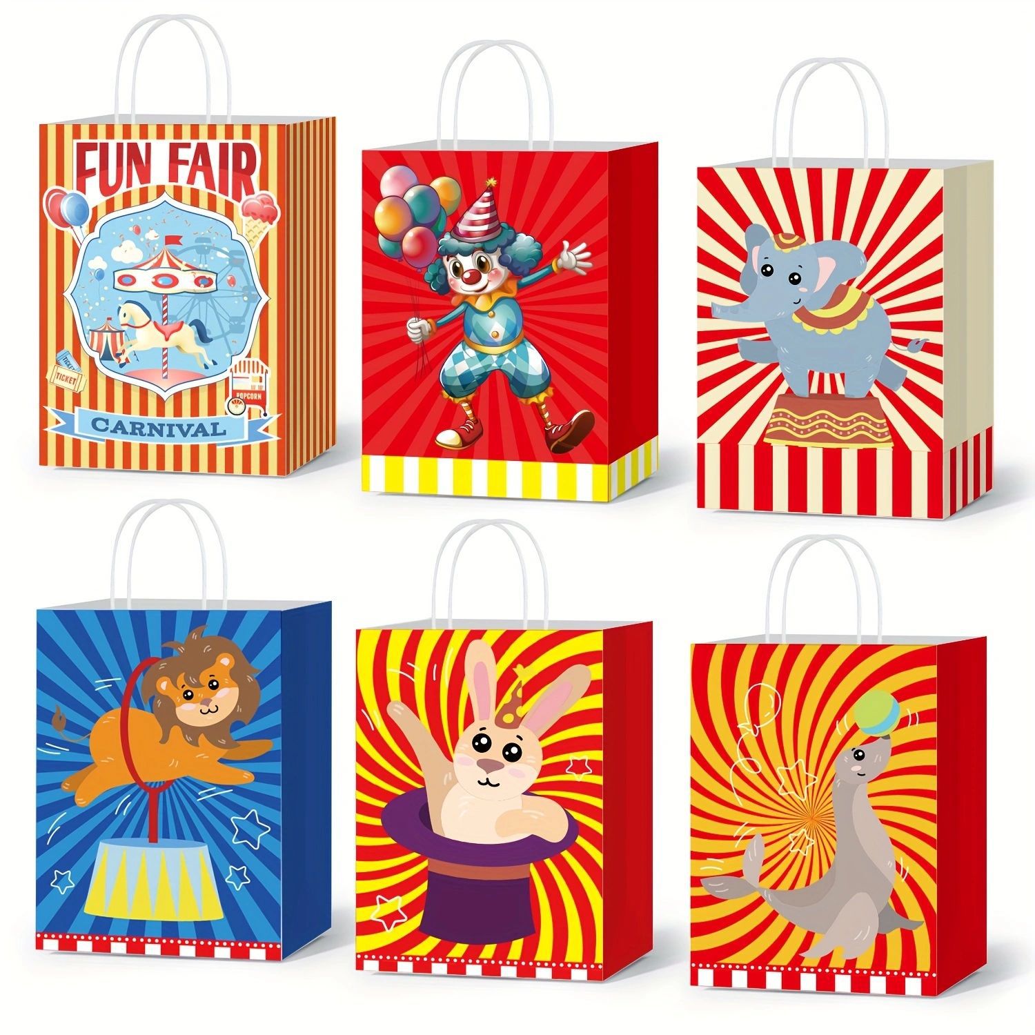 Amazon Carnival Animal Theme Children's Gift Bag Accompanying Gift Bag Cross-Border