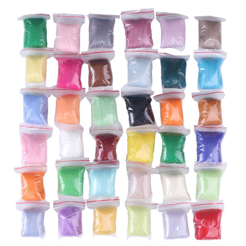 Picture of 70s color wool strip (support optional color) 160 color spot supply stamp music material package direct supply