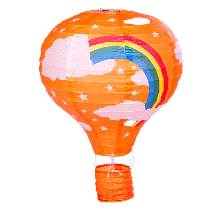 Picture of Hot Air Balloon Paper Lantern Decoration Shopping Mall Store Celebration Kindergarten Corridor Hanging Decoration Birthday Party Celebration Venue Layout