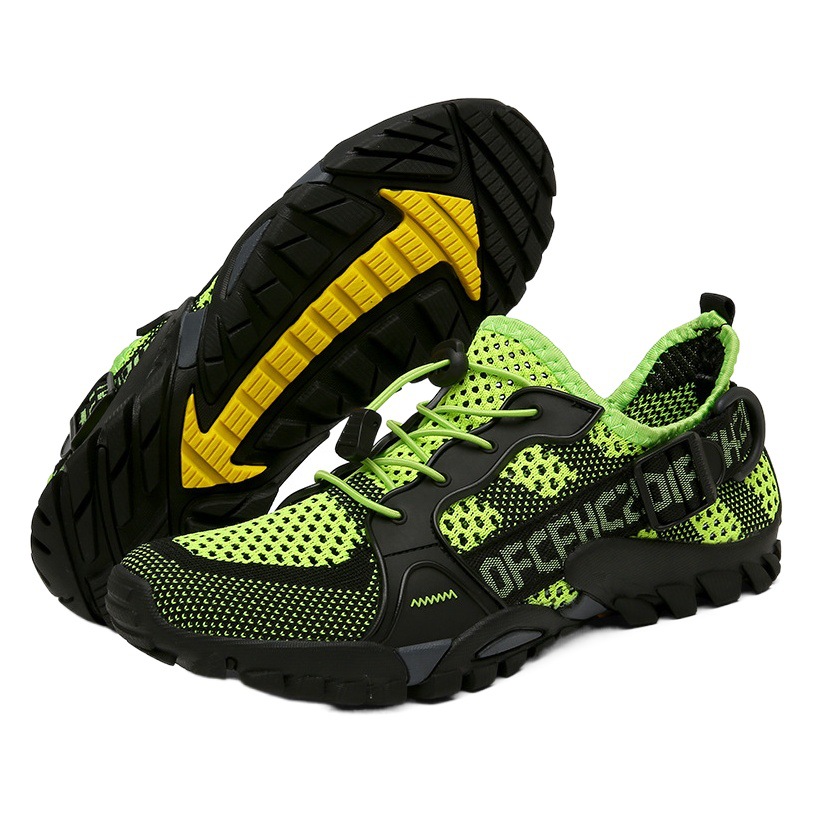 Men's Shoes Outdoor Hiking Shoes Amazon Hollow Mesh Shoes Breathable Mesh Hiking Shoes Sports Casual Shoes Large Size