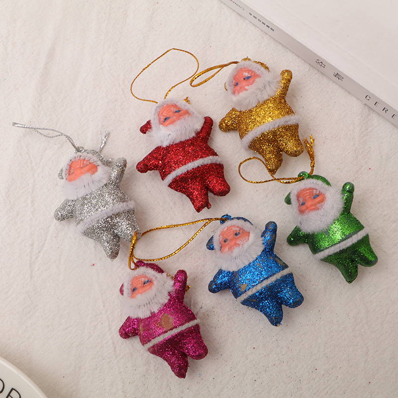 Picture of Christmas tree pendant accessories Santa Claus doll pendant Christmas doll pendant holiday gift