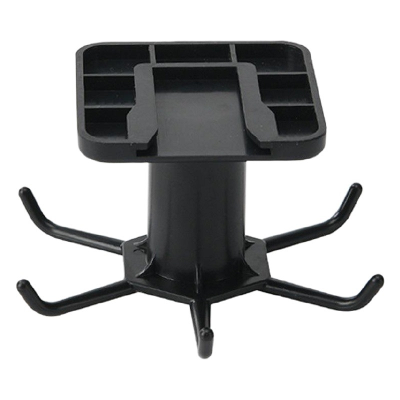 Kitchen Hook Rotating Storage Rack Punch-free Wall-mounted Kitchenware Supplies Multi-functional Storage Rack with Shovel and Spoon