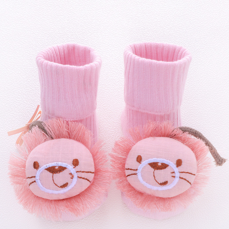 Picture of Newborn baby socks class a cotton spring and autumn non-slip boys and girls baby cartoon doll tube floor socks wholesale 1