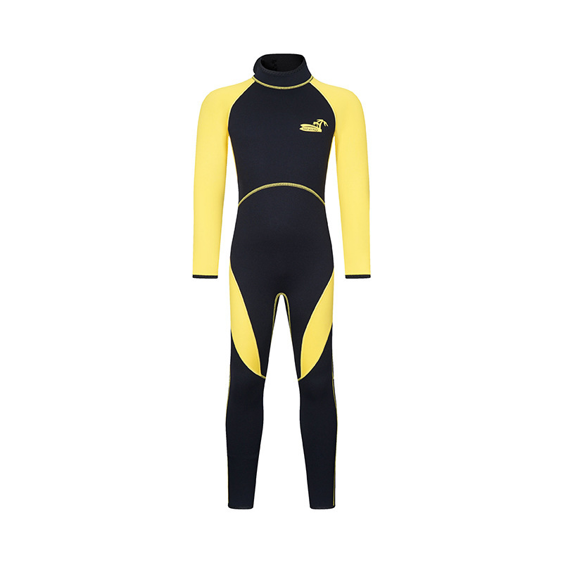 3MM thick children's diving suit one-body diving suit for boys and girls winter surfing swimming insulation wet clothing