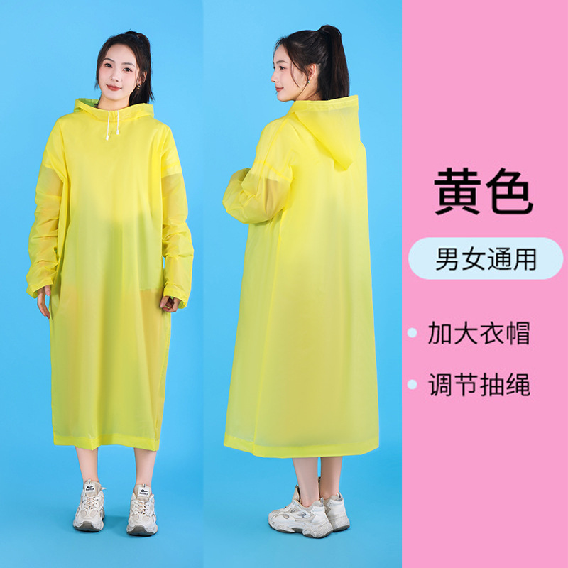 Picture of Non-Disposable Eva Unisex Outdoor Raincoat Drifting Travel Rainstorm-proof Thickened Portable Adult Raincoat