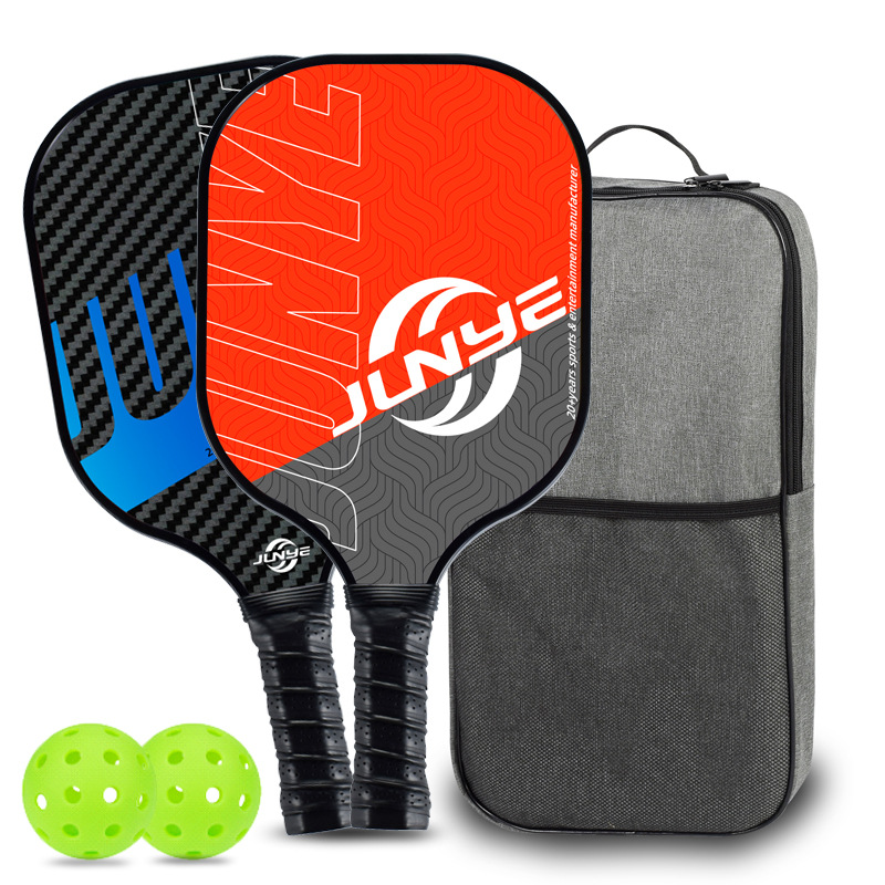 Picture of Factory custom pick racket pickleball hole glass carbon fiber racket pick ball beach racket suit