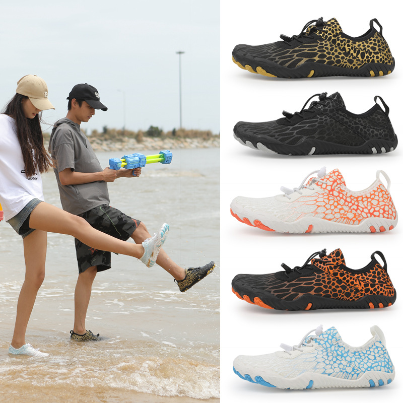 Cross-border Explosions Five-finger Shoes Beach Shoes Couple's Tracing Shoes Diving Wading Shoes Fitness Swimming Drifting Shoes