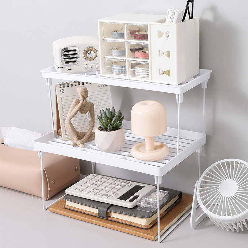 Storage Rack bathroom storage rack kitchen desktop cosmetics storage organizer foldable sundries rack storage rack