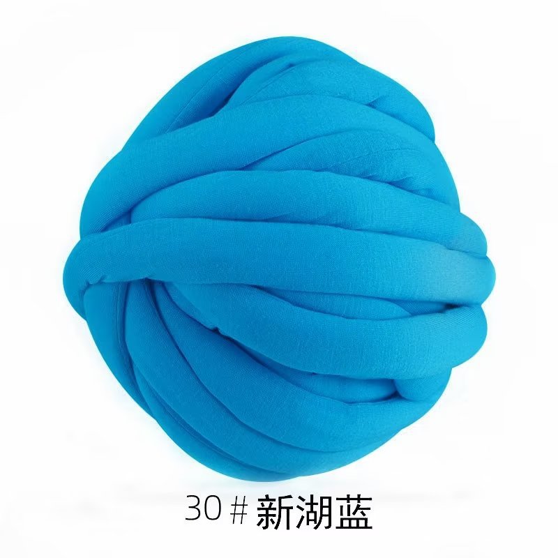 Picture of Heart-filled cotton coarse cotton fabric thread hand-woven blanket bag cat nest wool core-spun yarn thread machine-washed OHHIO new style