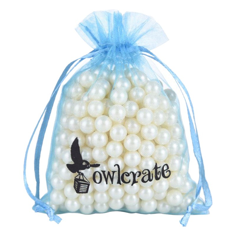 Spot wholesale plain transparent organza bag beam mouth gift wedding candy yarn bag jewelry packaging mesh bag