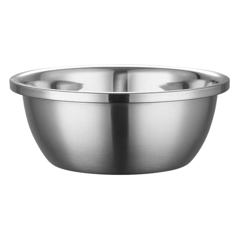 Stainless steel vegetable washing basin draining basket kitchen artifact multi-functional household fruit plate washing fruit and vegetable basket round basin