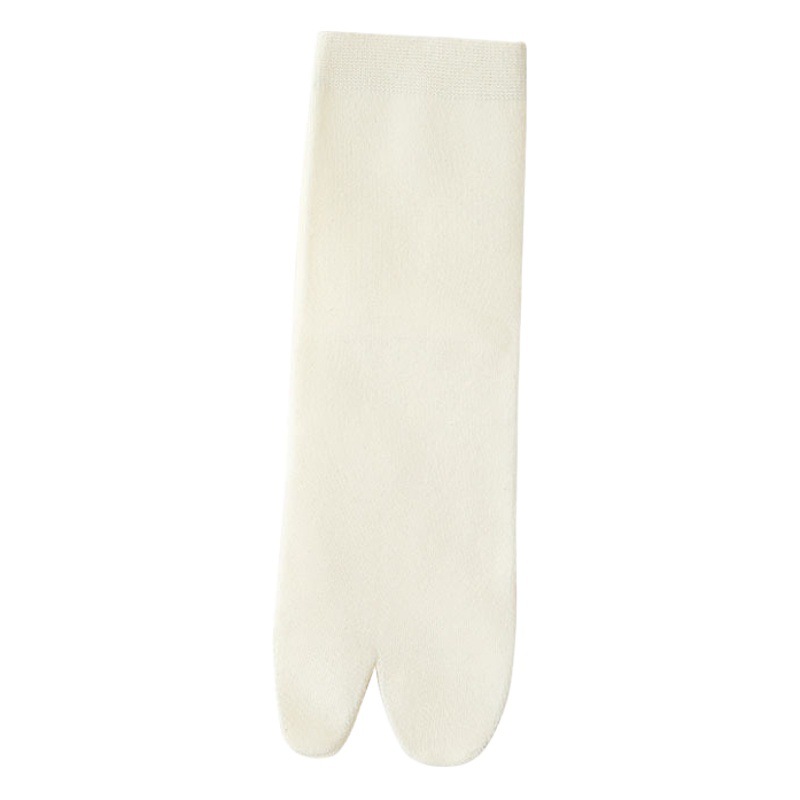 Women's Two-finger Toe Socks Women's Spring and Summer Japanese Style Simple Solid Color Cute Thumb Separate Clog Cotton Socks