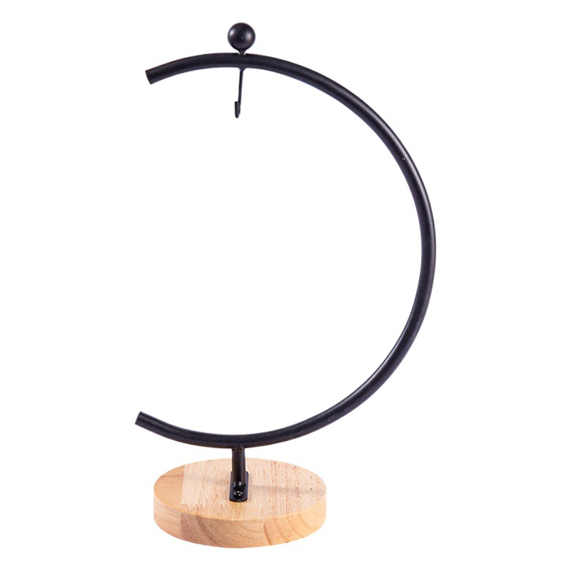 Creative Home Decoration Crafts G-type Iron Bracket Micro Landscape Hanging Glass Bottle Hanging Bottle Iron Frame Decoration