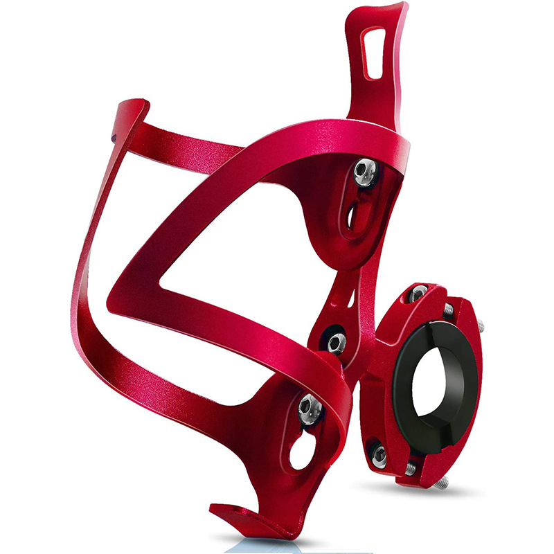 Wholesale bicycle adjustable water bottle rack mountain bike aluminum alloy riding water cup rack bicycle water bottle bracket equipment