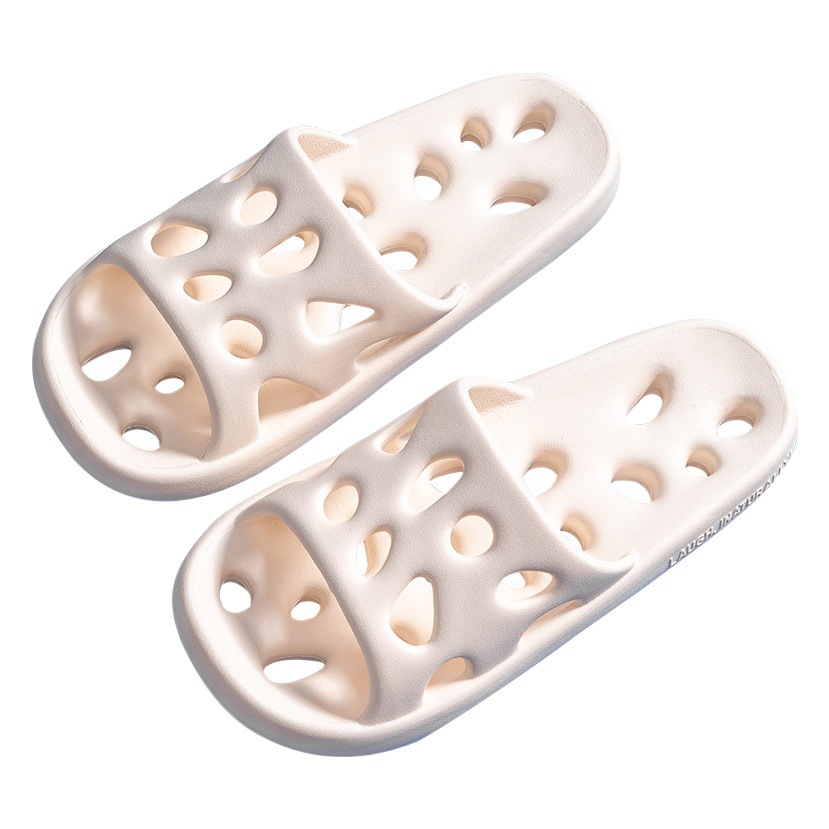 Bathroom Bath Slippers Women's Summer Indoor Home Leakage Non-slip Toilet Couple's Shower Slippers for Men