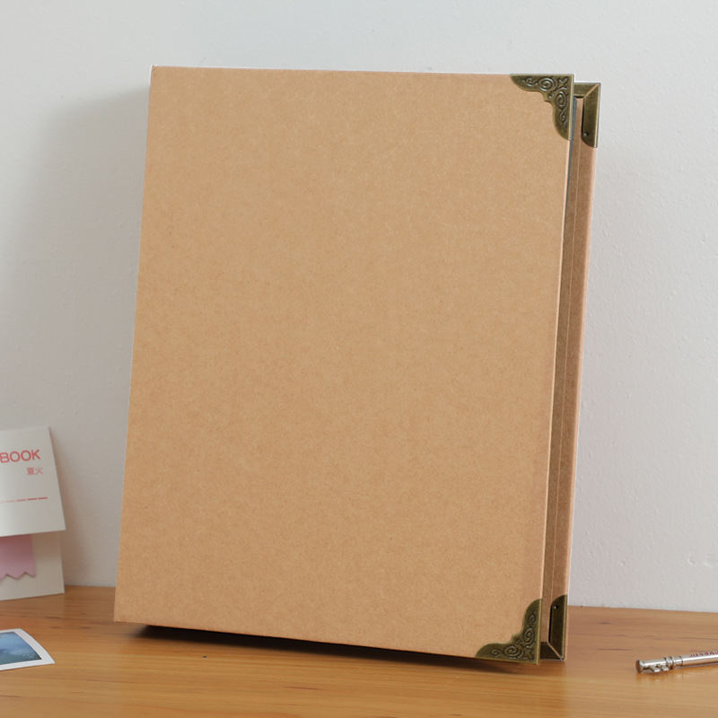 Cross-border diy handmade photo album blank cover primary school students' growth hand account record book pasted memorial
