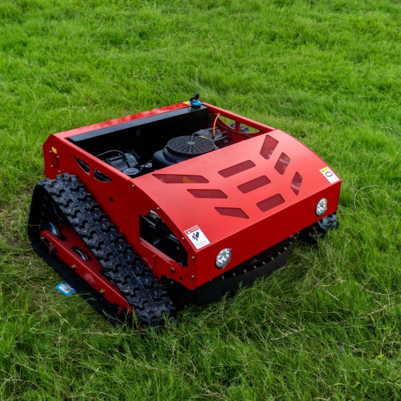 Remote Control Lawn Mower for Greenhouse Orchard Farm 2000-4000 ㎡ /H High-Efficiency Crawler Lawn Mower Is Available from Stock