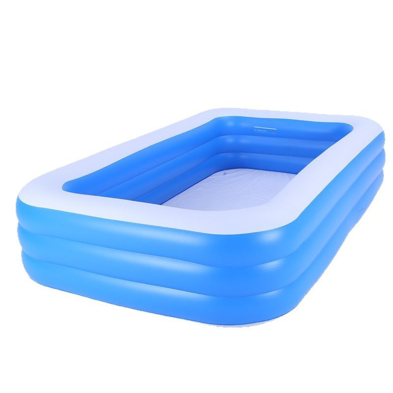 Picture of PVC Kids Inflatable Swimming Pool Home User Outside Large Family Pool Thickened Plastic Baby Baby Pool