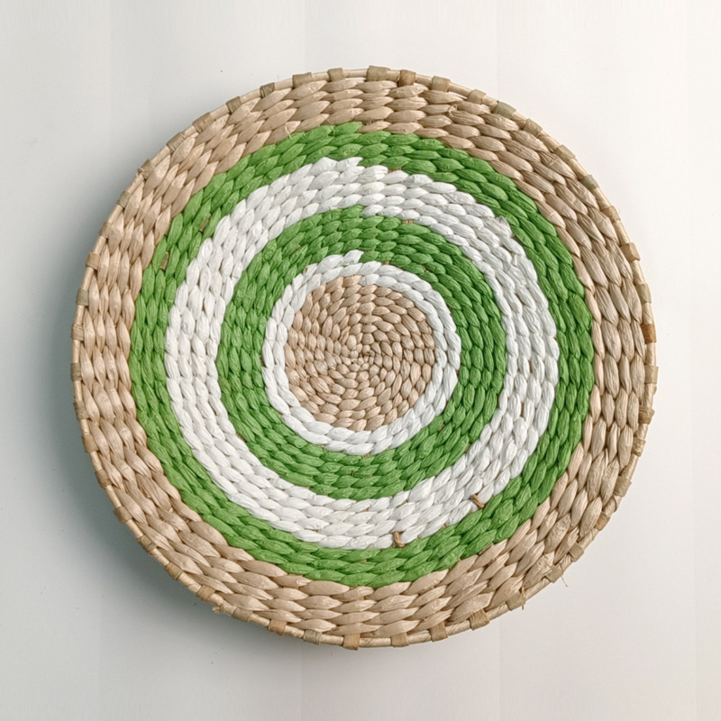 Picture of Bohemian Style Wall Decoration Straw Wall Decoration Background Wall Decoration Wall Hanging Sofa Bedside Hand-woven Wall Hanging