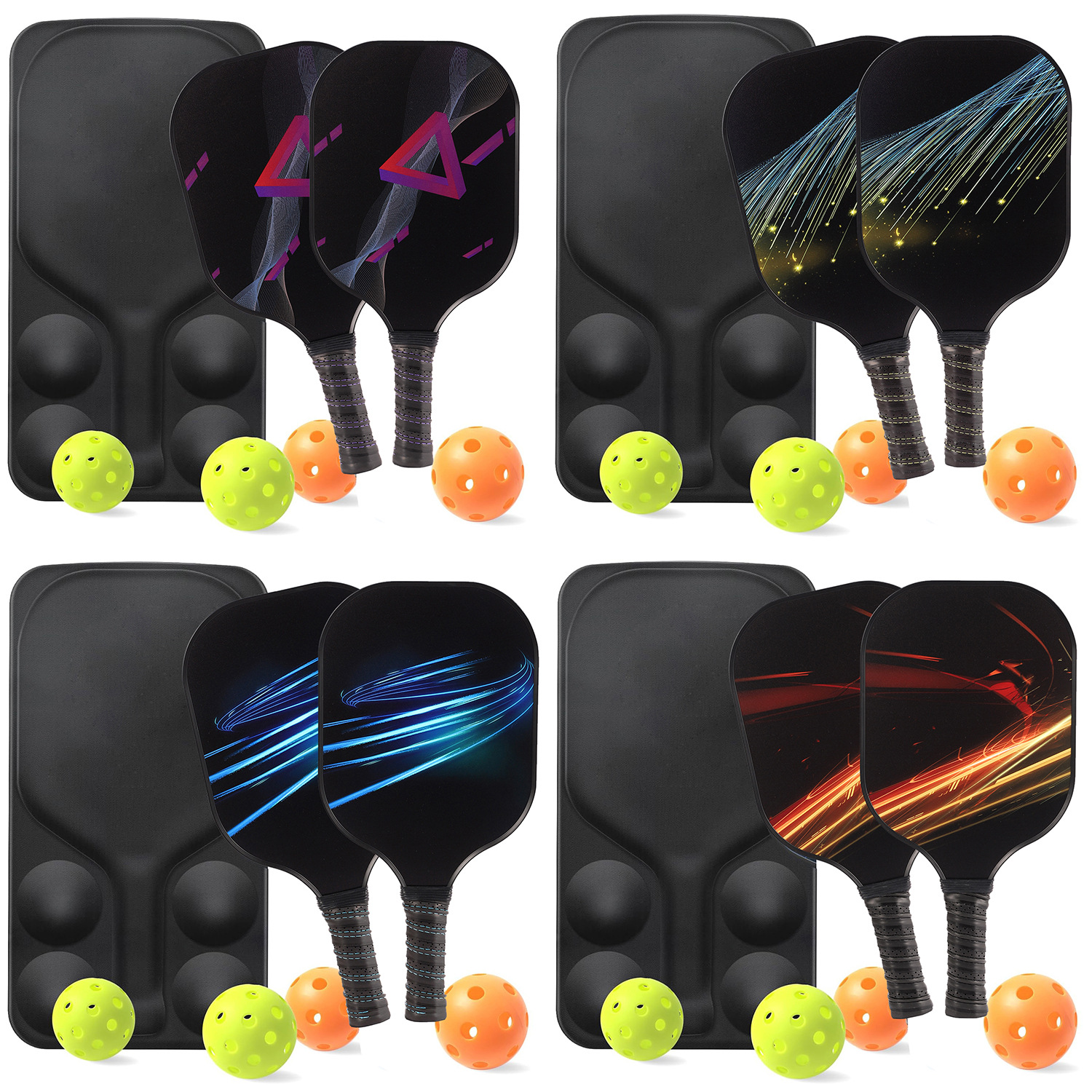 Peak Ball Rack Fiberglass UV Color Printing EVA Zipper Bag Outdoor Cross Border Pickles Fruit Pickles Rack Board