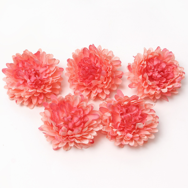 Picture of Pink simulation flower wedding shooting props handmade DIY hair accessories decoration Amazon flower box material