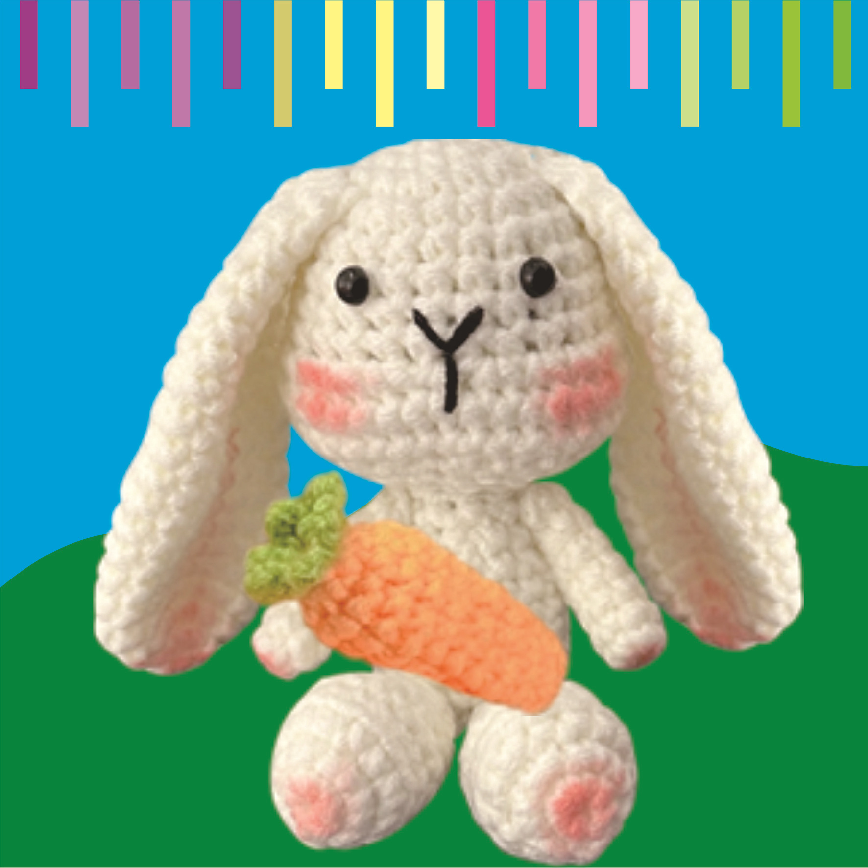 Picture of Video tutorial adult and children learn crochet suit DIY knitting supplies 3 animal crocheting material package