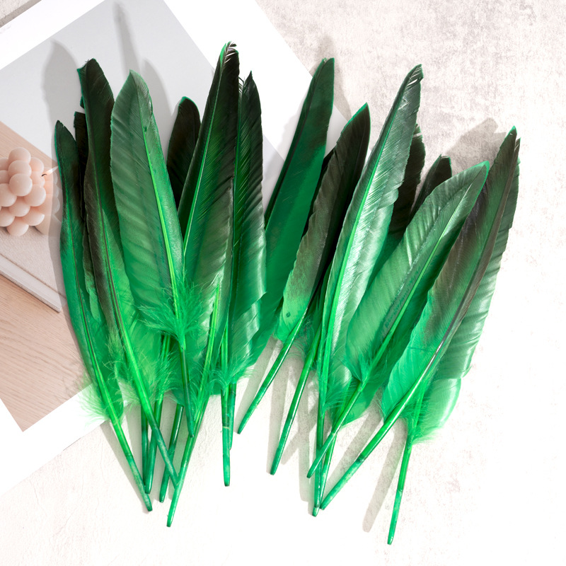 Picture of Feather Factory Wholesale Colorfulful Duck Feathers Hard Real Duck Feather Feather Pen Devil Wings DIY Handmade Materials