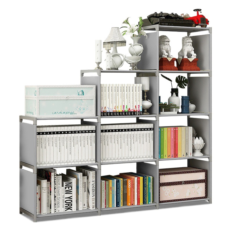 Picture of Bookcase trapezoidal bookshelf multi-layer combination bookcase shelf children student bookshelf classroom locker storage bookshelf