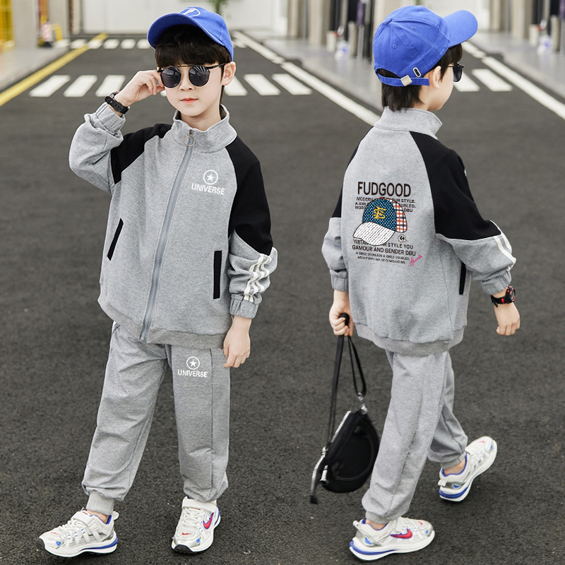 Children's Clothing Boys' Spring Clothing suit 2025 New Children's Spring Large Children's Spring Boy's Handsome Spring and Autumn Clothes Trendy