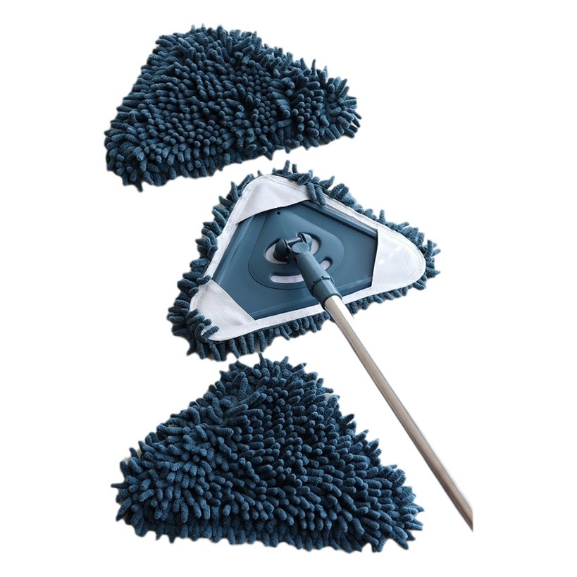 Household Lazy Triangle Mop Multifunctional Wall Scraping Ceiling Ceiling Mop Glass Electrostatic Dust Removal Mop