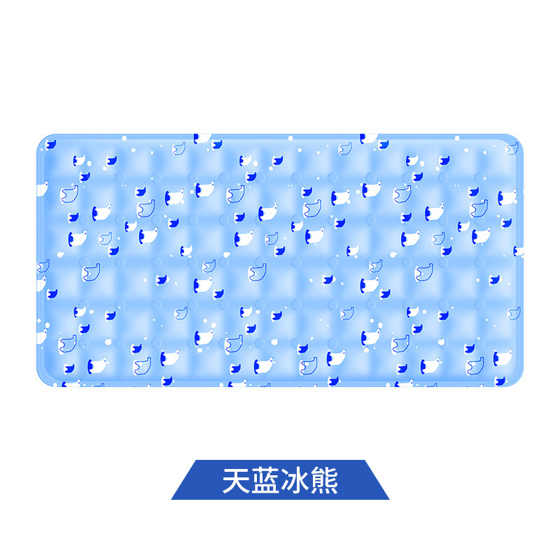 Picture of Ice Mattress Ice Mattress Summer Student Dormitory Single Double Mat Mat Smoothie Gel Refrigeration Ice Mat Cooling Artifact