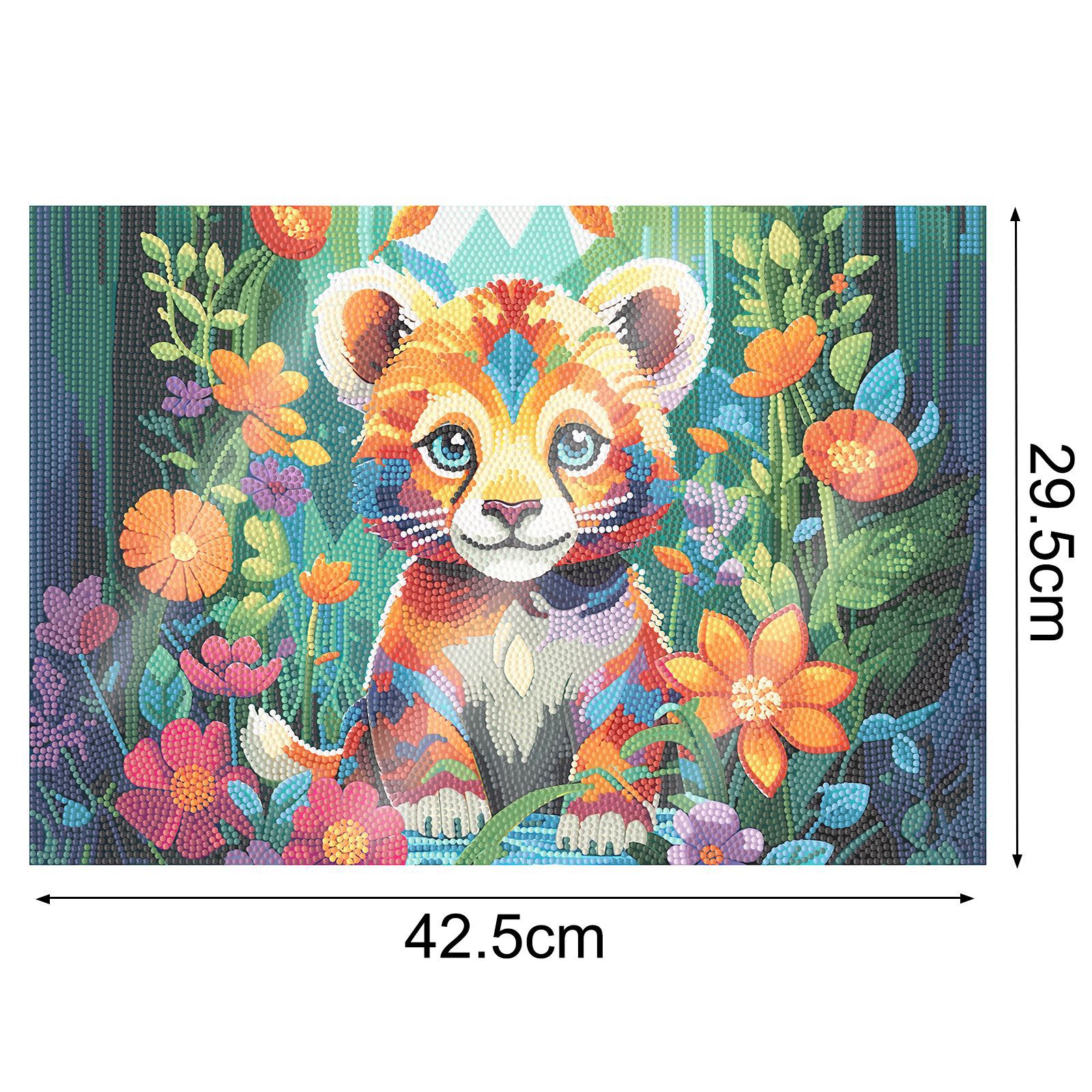 Picture of Diamond Painting Creative New Placemat Pet Home Decoration Birthday Party Decoration Painting Animal Diamond Sticker Embroidery