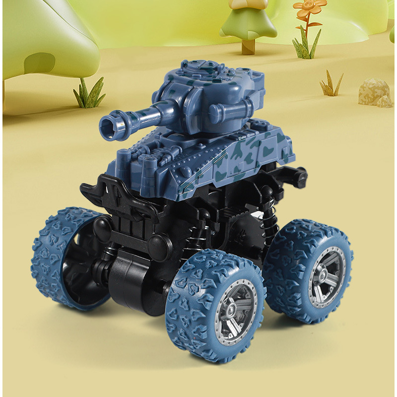Picture of Off-road inertia pull-back four-wheel drive model boy stunt children's toy car crash car manufacturers wholesale