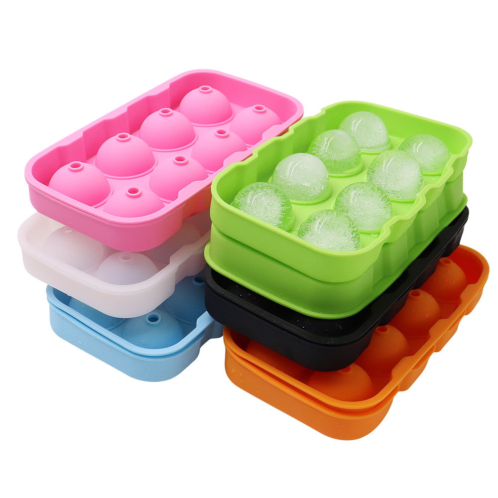 Picture of Amazon Direct Supply 8-hole Silicone Ice Ball Mold Cross-border Platinum Silicone Ice Block Mold Bar Round Ice Mold