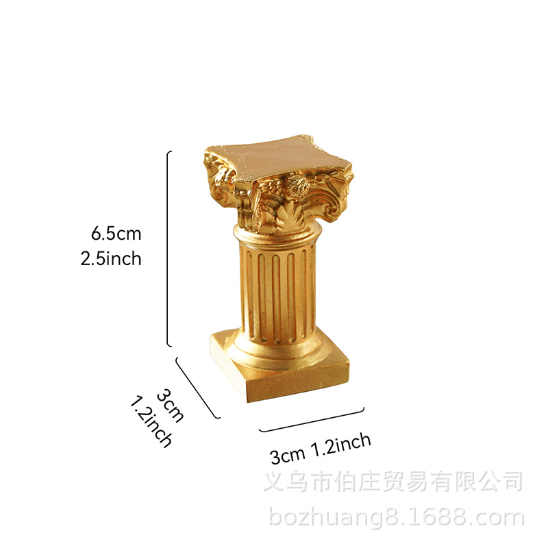 Picture of Nordic Roman Column Candlestick Little Angel Photo Props Background Home Living Room Desktop Decorations