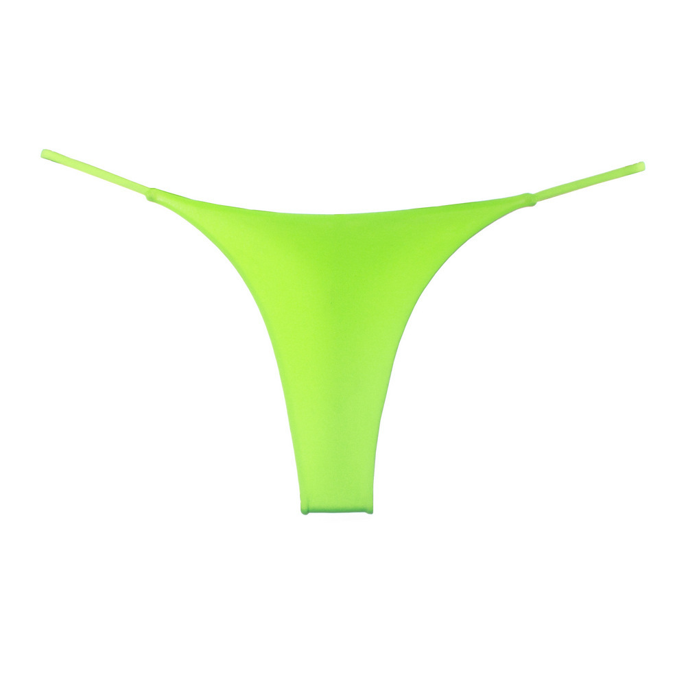 Picture of Jade Fragrant Pavilion New Version Double-Layer Thin Strap Thong Low Waist Low Waist Underwear Double-Layer Bikini Cotton Underwear for Women