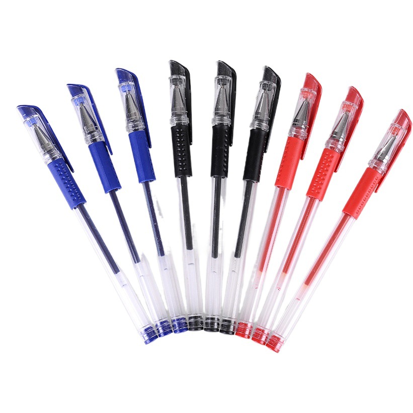 European Standard Gel Pen 0.5mm Bullet Needle Pen Ballpoint Pen Carbon Water Pen Signature Pen Office Examination Pen